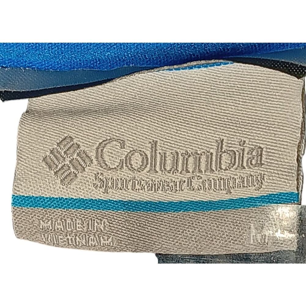 Columbia Men's Full Zip Navy Blue Fleece Jacket Size M Outdoor Hiking Layer - Picture 12 of 14